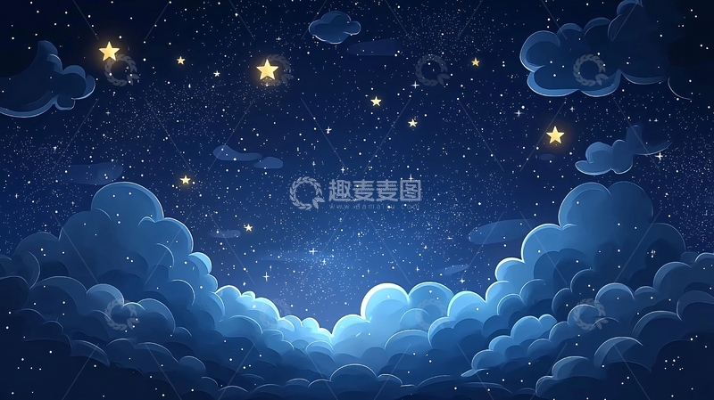 高清大图下载【趣麦麦图】梦幻星空