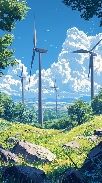 绿色环保风力发电