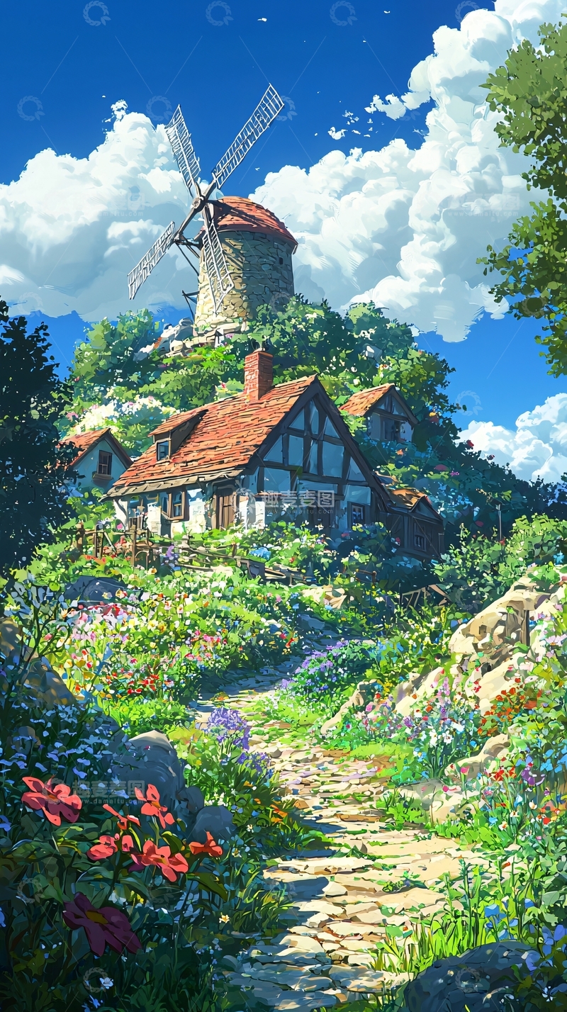 高清大图下载【趣麦麦图】田园风光392
