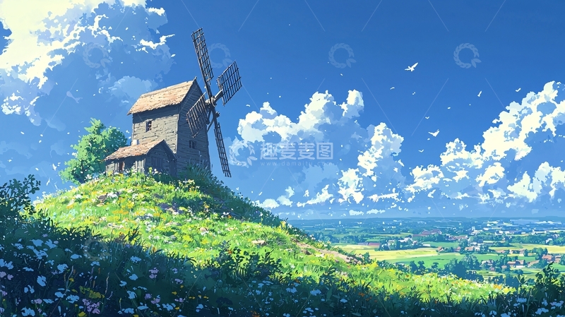 高清大图下载【趣麦麦图】田园风光391