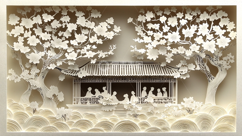 高清大图下载【趣麦麦图】纸雕艺术