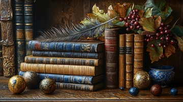 复古书籍静物摆设