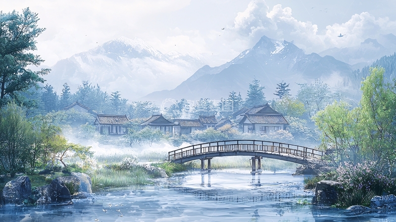 高清大图下载【趣麦麦图】水墨画