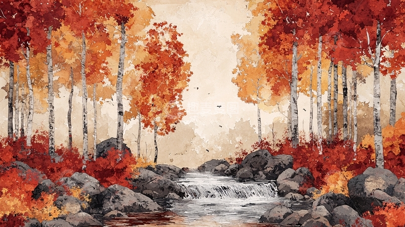 高清大图下载【趣麦麦图】秋季森林