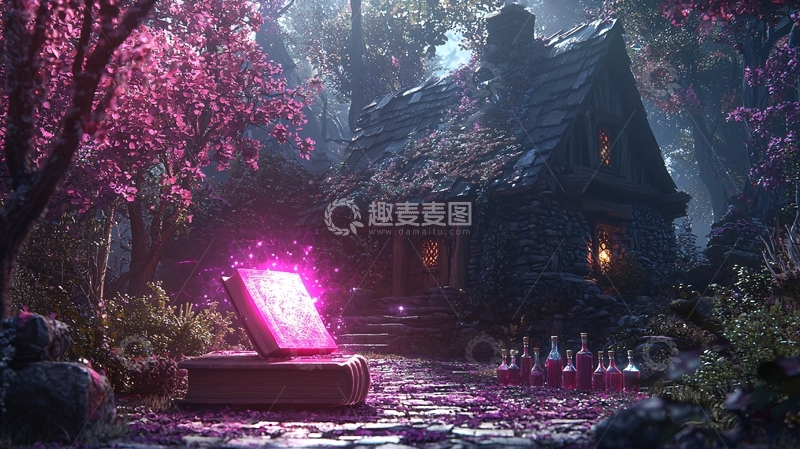 高清大图下载【趣麦麦图】魔法小屋