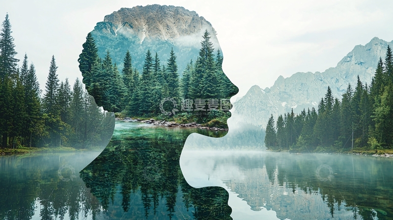 高清大图下载【趣麦麦图】女性侧脸