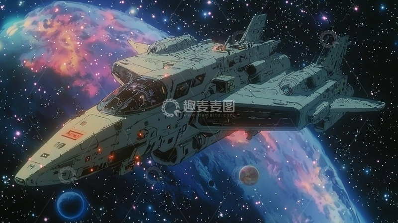 高清大图下载【趣麦麦图】宇宙飞船