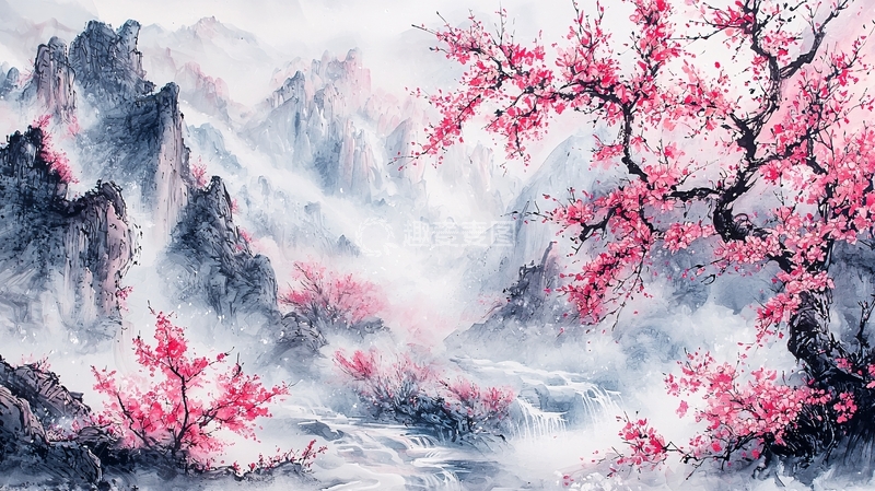 高清大图下载【趣麦麦图】水墨画