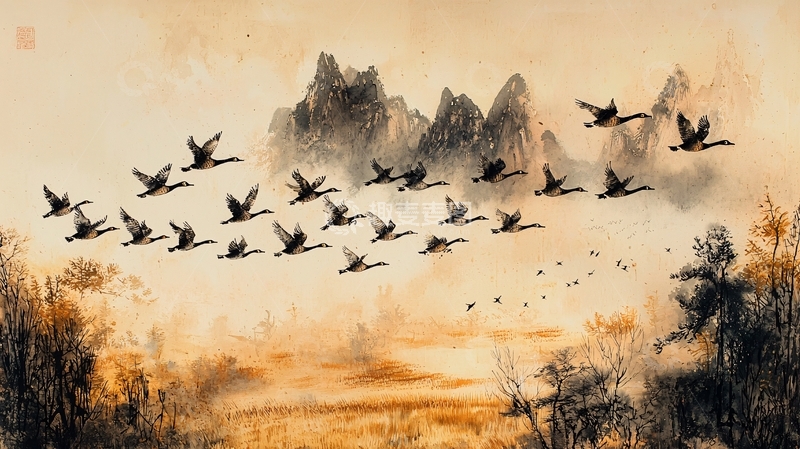 高清大图下载【趣麦麦图】水墨画