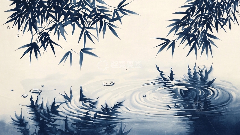 高清大图下载【趣麦麦图】水墨画竹子