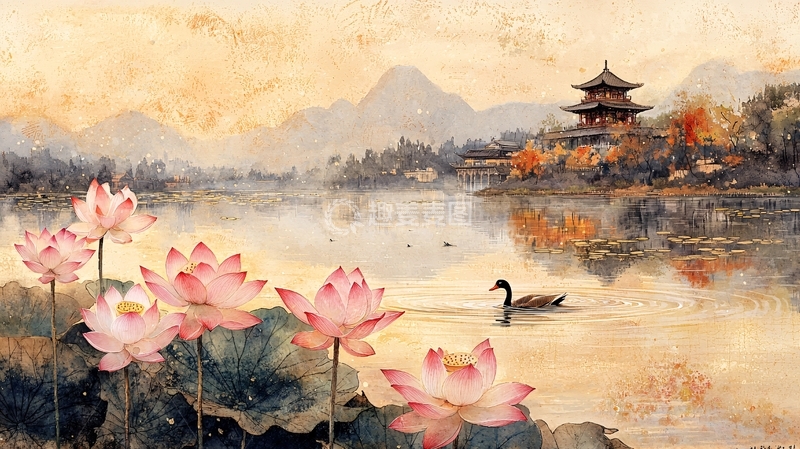 高清大图下载【趣麦麦图】水墨画