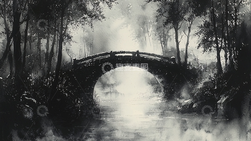 高清大图下载【趣麦麦图】水墨画