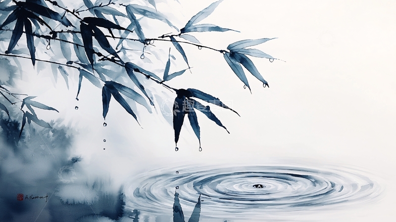 高清大图下载【趣麦麦图】水墨画竹子