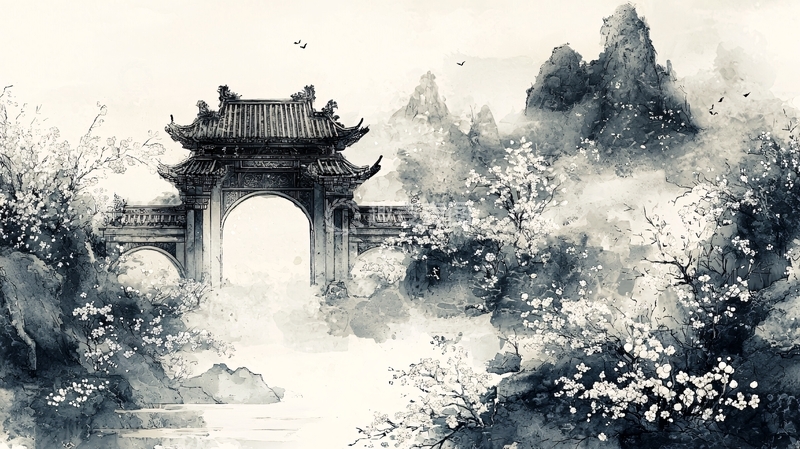 高清大图下载【趣麦麦图】水墨画