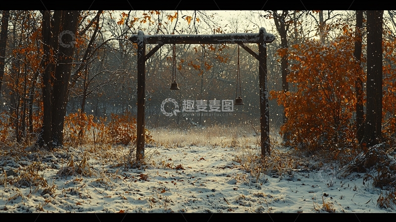 高清大图下载【趣麦麦图】初冬雪景