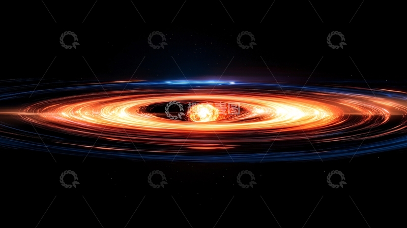 高清大图下载【趣麦麦图】黑洞吸积盘