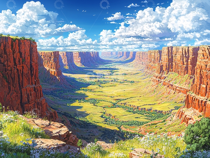 高清大图下载【趣麦麦图】峡谷风光14