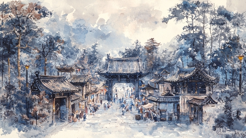 高清大图下载【趣麦麦图】水墨画