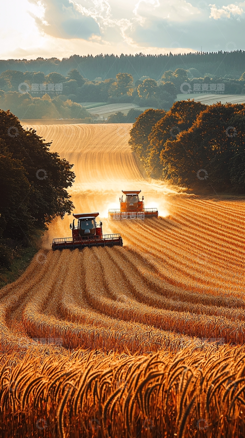 高清大图下载【趣麦麦图】金色麦田高清图片