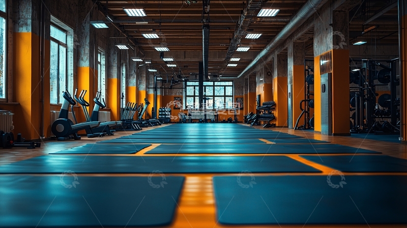 高清大图下载【趣麦麦图】健身房内部场景
