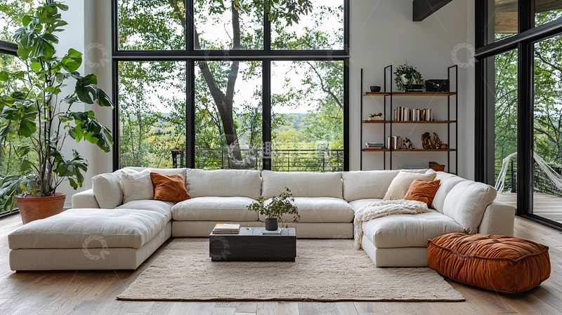 高清大图下载【趣麦麦图】现代客厅高清图片