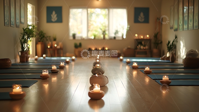 高清大图下载【趣麦麦图】瑜伽馆内部高清图片