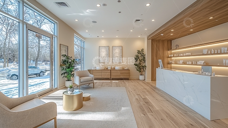 高清大图下载【趣麦麦图】明亮舒适的接待区