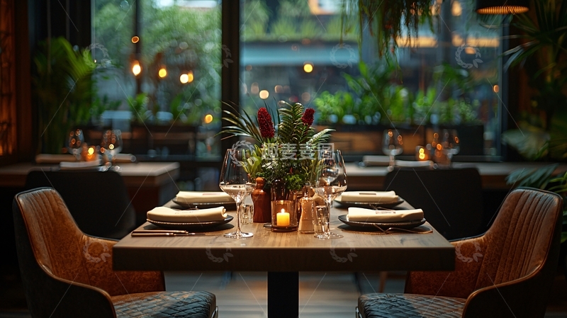 高清大图下载【趣麦麦图】精致餐厅高清图片