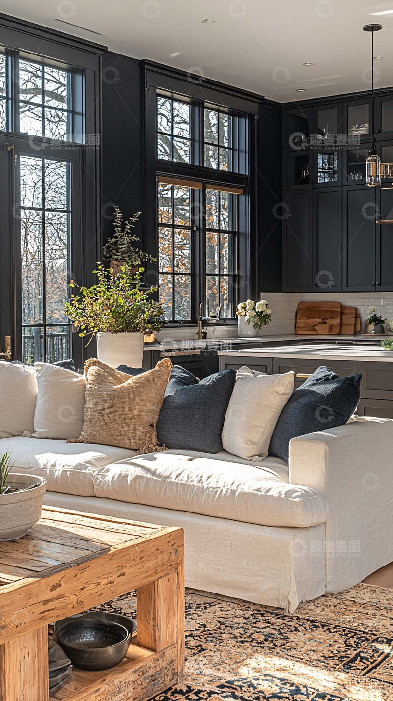 高清大图下载【趣麦麦图】明亮客厅高清图片