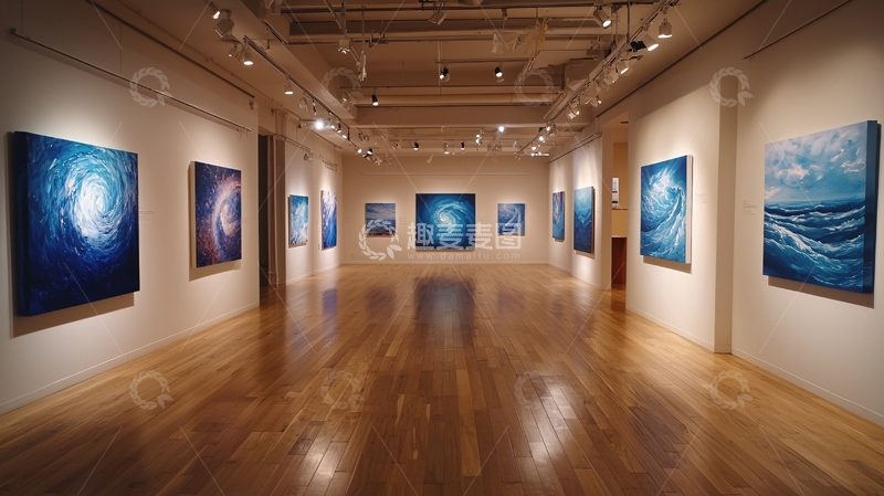 高清大图下载【趣麦麦图】艺术画廊展览