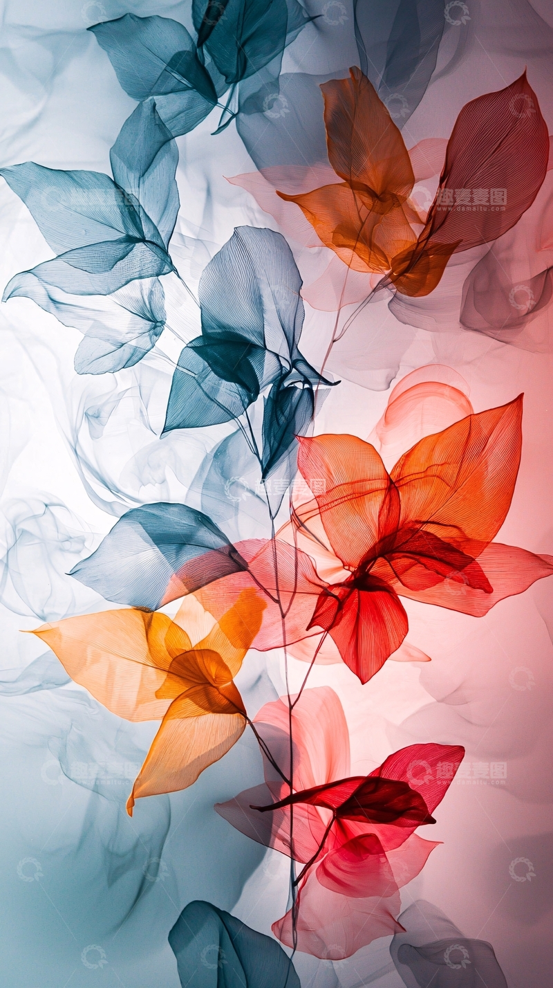 高清大图下载【趣麦麦图】透明花瓣的梦幻花朵