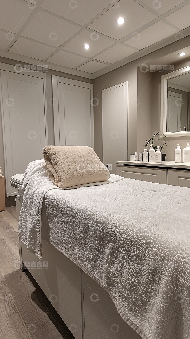 高清大图下载【趣麦麦图】按摩床与浅色内饰