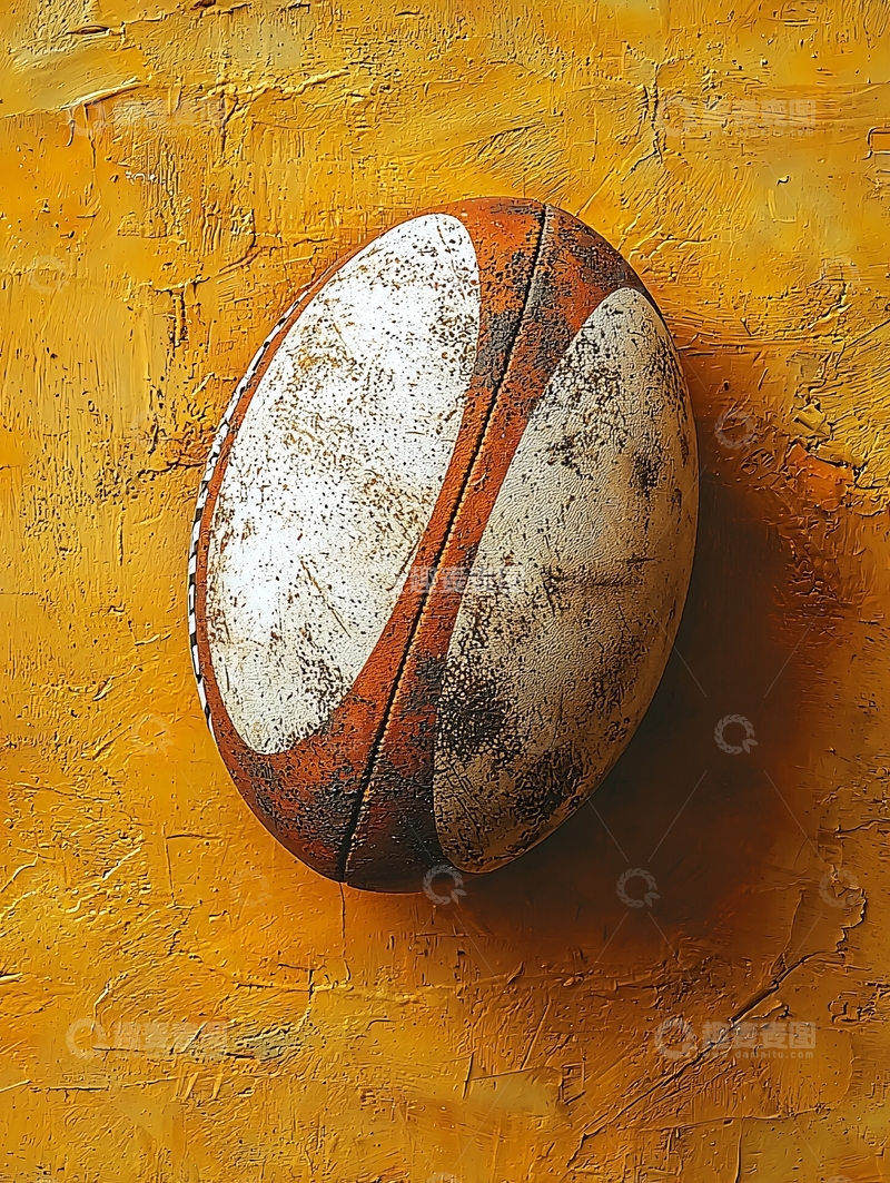 高清大图下载【趣麦麦图】橄榄球静物特写