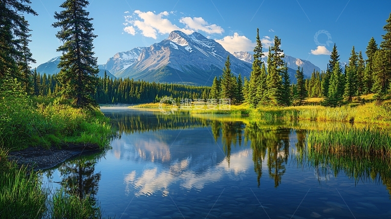 高清大图下载【趣麦麦图】山水倒影风景