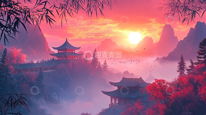 高清大图下载【趣麦麦图】中国风高清图片