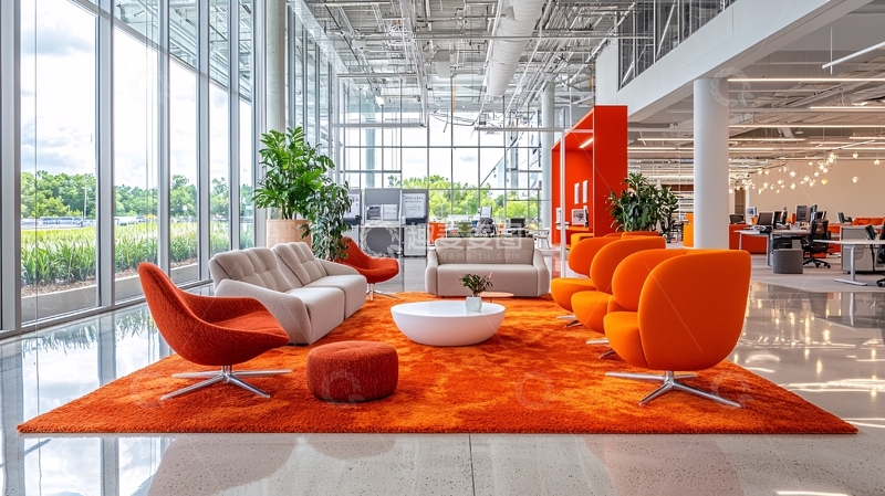 高清大图下载【趣麦麦图】现代明亮办公室休息区