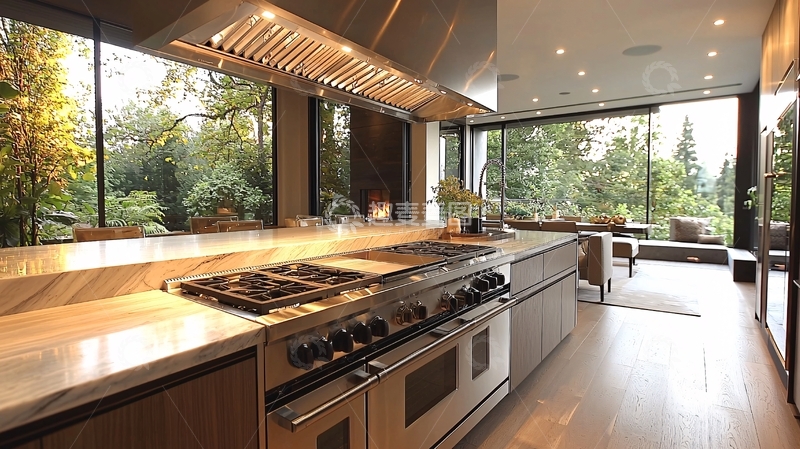 高清大图下载【趣麦麦图】现代厨房高清图片