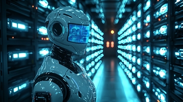 机房里的未来机器人