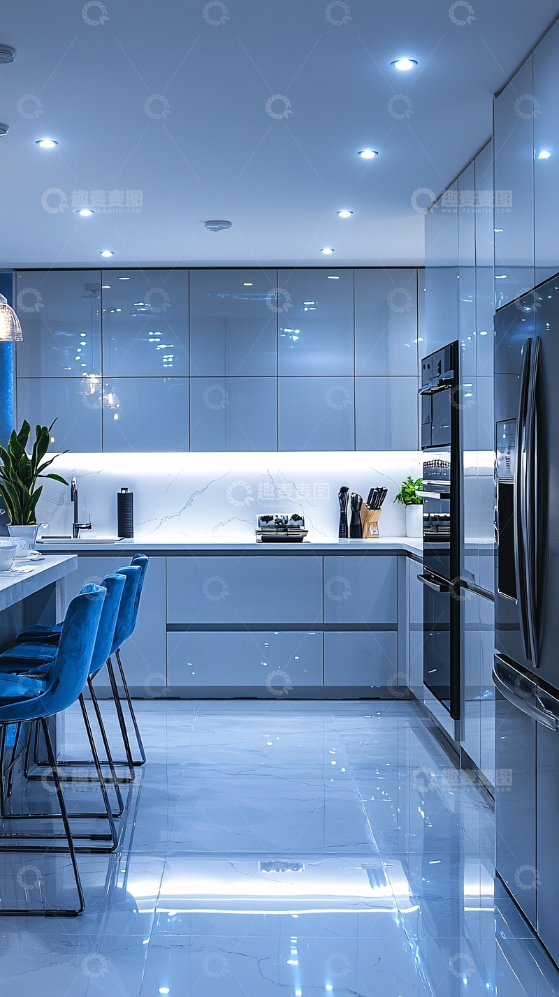 高清大图下载【趣麦麦图】现代简约风格厨房79