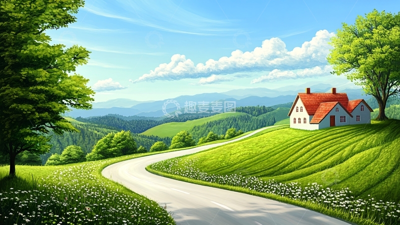 高清大图下载【趣麦麦图】宽屏风景画