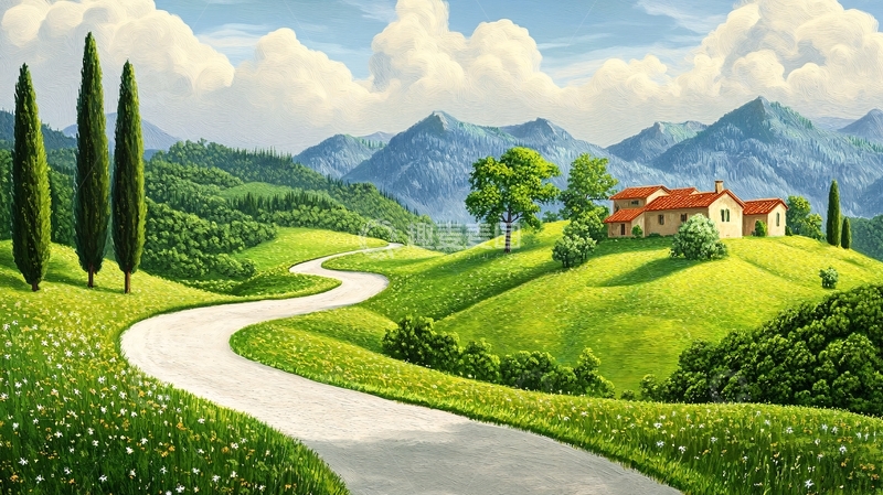 高清大图下载【趣麦麦图】宽屏风景画1