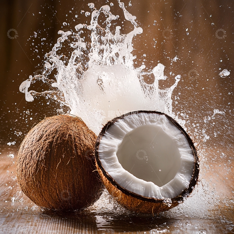 高清大图下载【趣麦麦图】椰宝主图