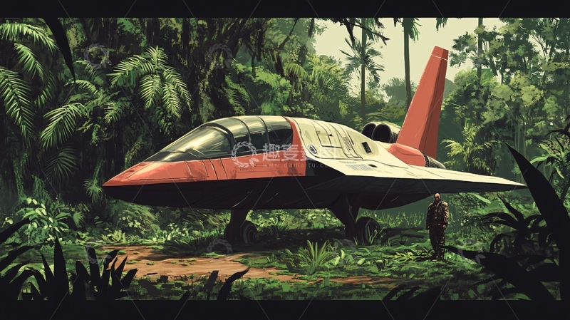 高清大图下载【趣麦麦图】歼31手绘