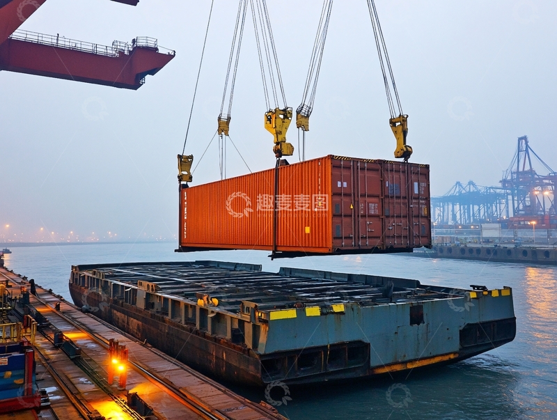 高清大图下载【趣麦麦图】智能集装箱码头