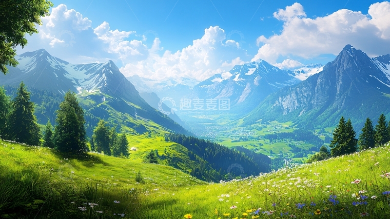 高清大图下载【趣麦麦图】宽屏风景画3