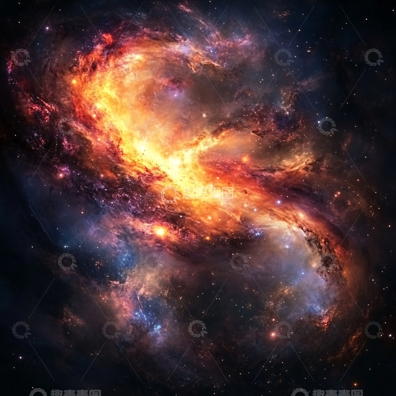 高清大图下载【趣麦麦图】星宙天文玫瑰星云