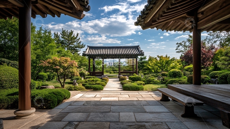 高清大图下载【趣麦麦图】韩式园林