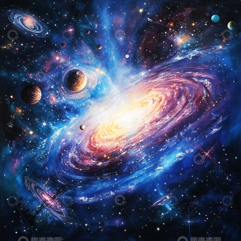 高清大图下载【趣麦麦图】神秘绚丽宇宙1