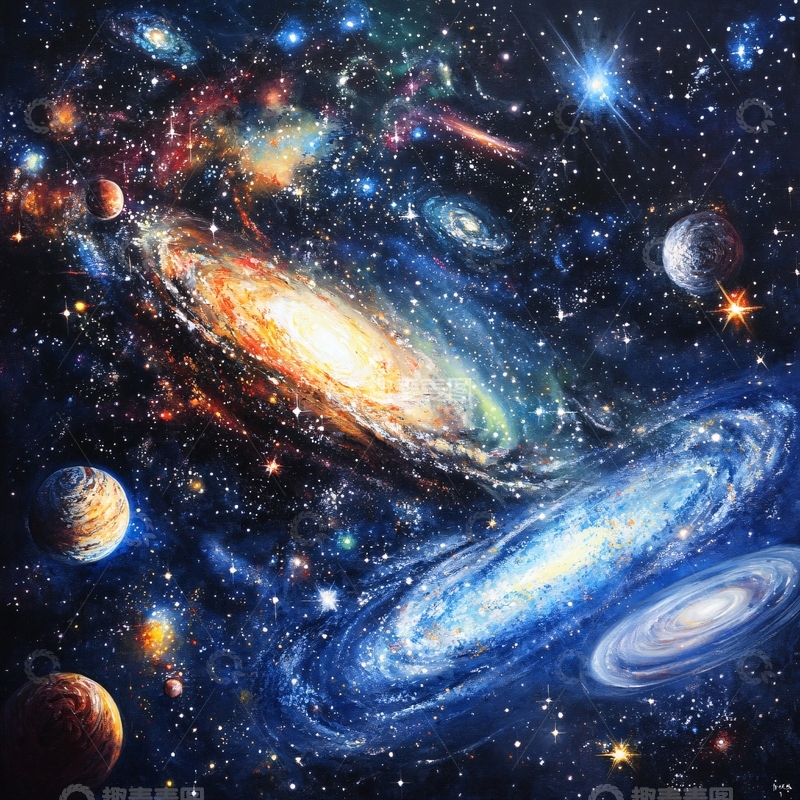 高清大图下载【趣麦麦图】神秘绚丽宇宙