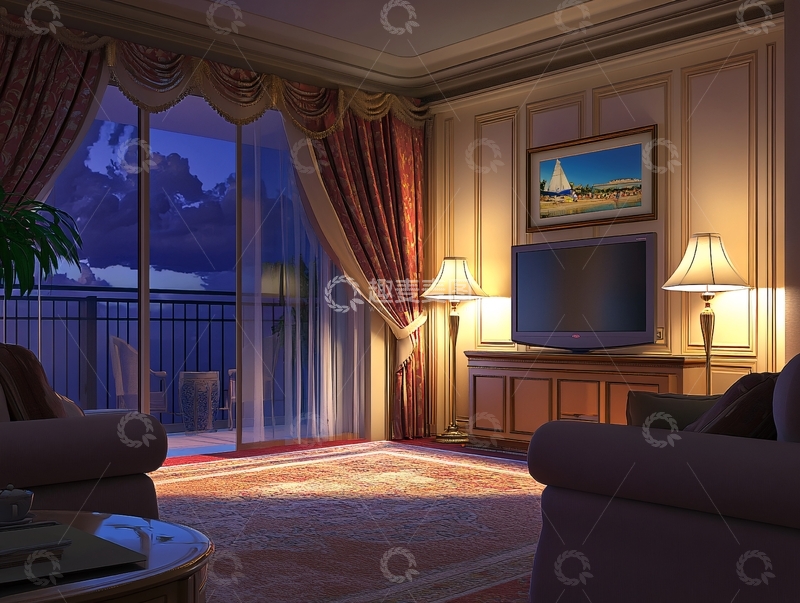 高清大图下载【趣麦麦图】酒店宽幅风景画